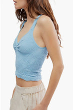 Load image into Gallery viewer, Love Letter Sweetheart Cami- Air Blue