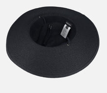 Load image into Gallery viewer, Mitch Packable Sun Hat- Black