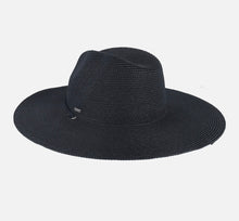 Load image into Gallery viewer, Mitch Packable Sun Hat- Black