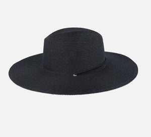 Mitch Packable Sun Hat- Black