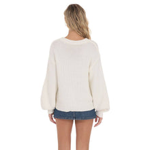 Load image into Gallery viewer, Knit Balloon Sleeve Jumper in Ivory