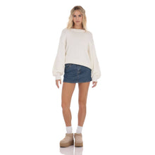Load image into Gallery viewer, Knit Balloon Sleeve Jumper in Ivory
