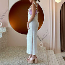 Load image into Gallery viewer, Isla Lavender Small Shells Straw Top Handle