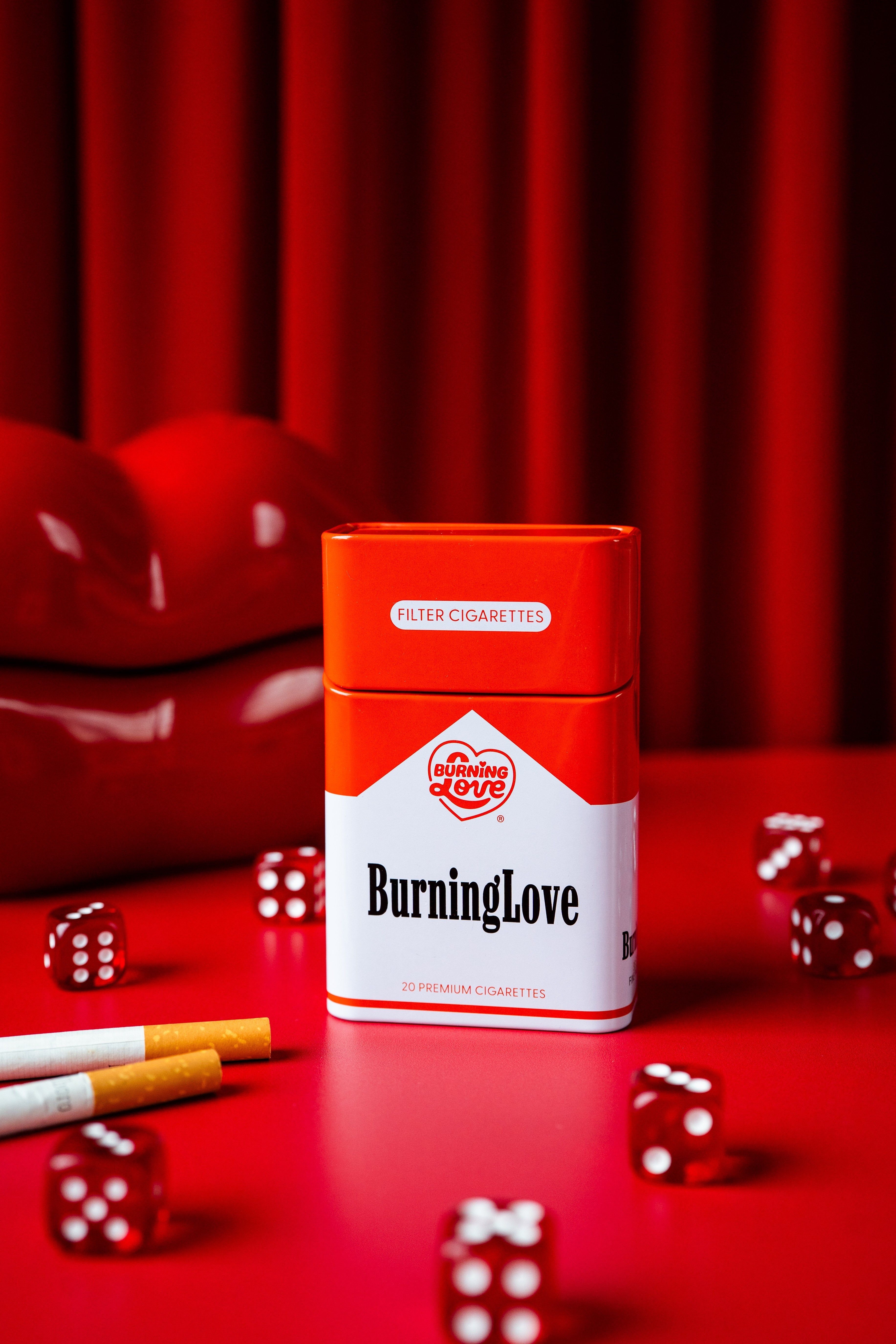 A Shop of Things Tin Accessory Case Burning Love at Miss Behavin'