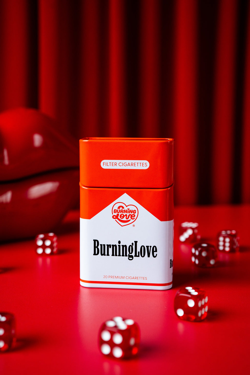 A Shop of Things Tin Accessory Case Burning Love at Miss Behavin'