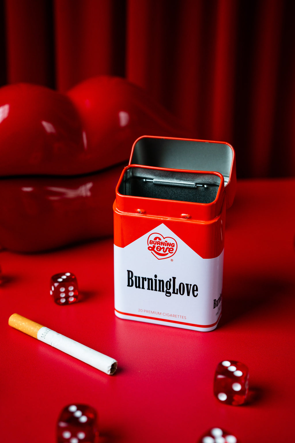 A Shop of Things Tin Accessory Case Burning Love at Miss Behavin'