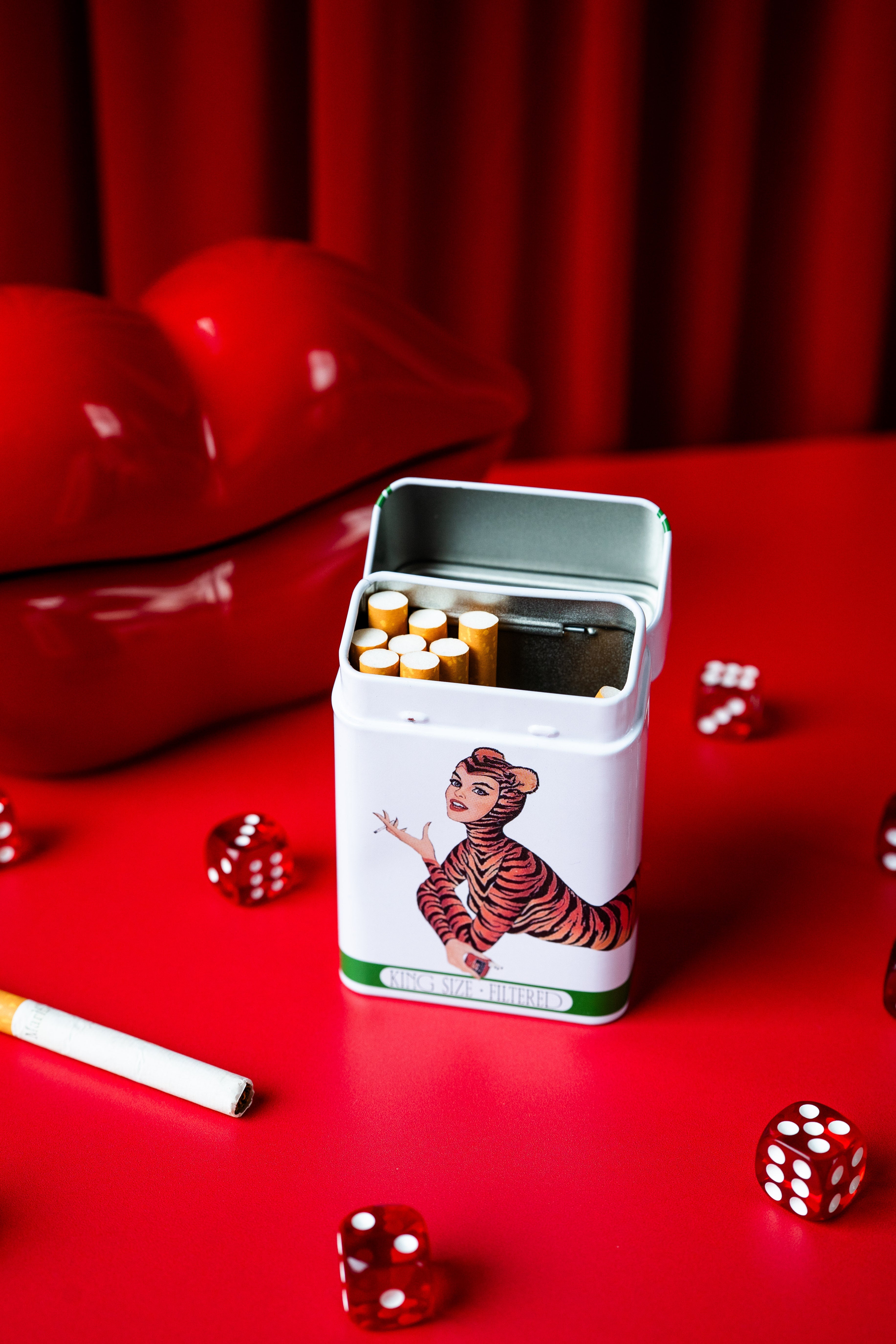 A Shop of Things Tin Accessory Case Tiger at Miss Behavin'
