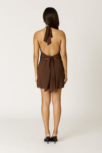 Lucinda Dress- Brown