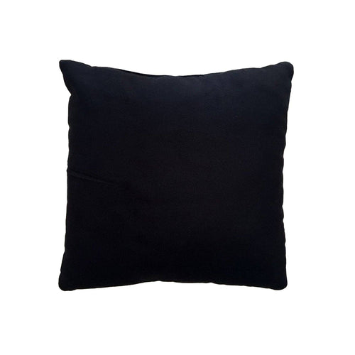 Valfre Cloud Pillow in solid black on the reverse side