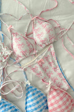 Load image into Gallery viewer, Pink Bow String Bikini Bottom