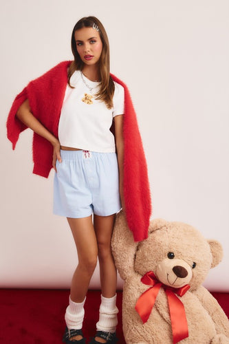 Lucky Bear Tee - White