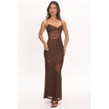 One & Only Tessa Dress in chocolate at Miss Behavin'