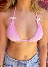 Load image into Gallery viewer, Pink Terry Bows Top