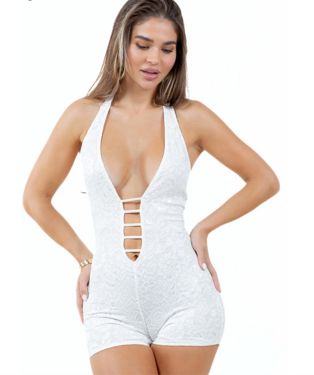 Kitty Kat Suit- White