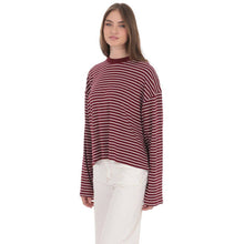 Load image into Gallery viewer, Oversized Striped Shirt in Red and White