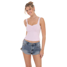 Load image into Gallery viewer, Low Rise Cuffed Denim Shorts in Blue