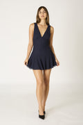 Supercut Navy Dress