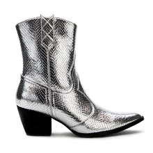 Load image into Gallery viewer, Matisse Bambi Boots - Silver Snake