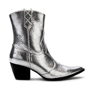 Matisse Bambi Boots - Silver Snake