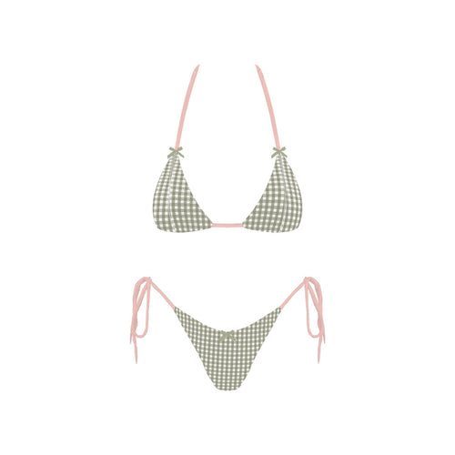 Brooke Bikini Set in green at Miss Behavin'