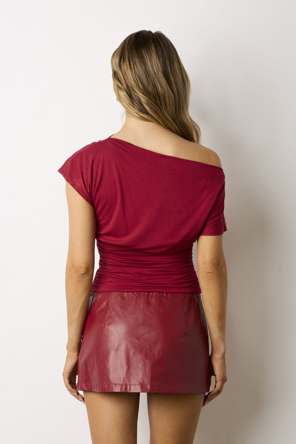 Jules Skort in red at Miss Behavin'