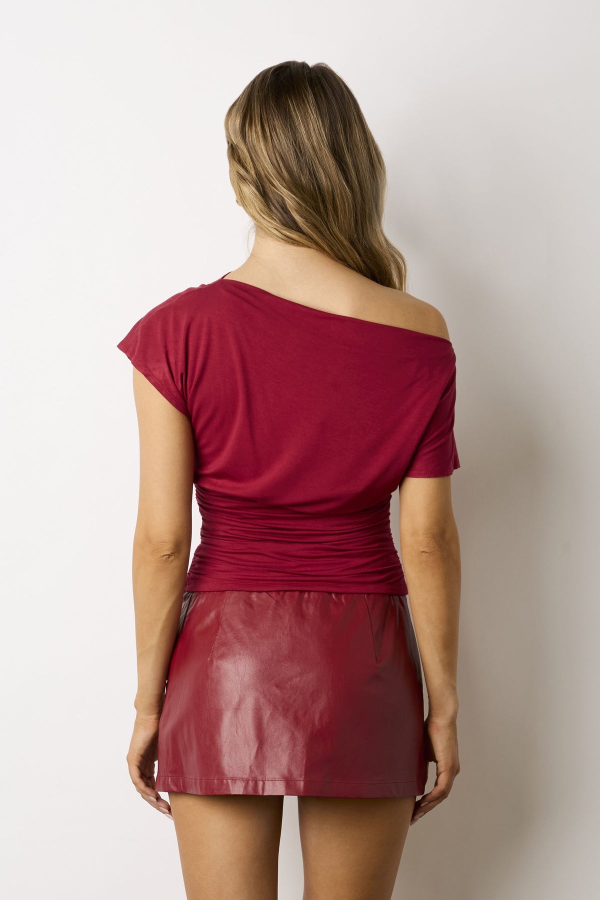 Jules Skort in red at Miss Behavin'