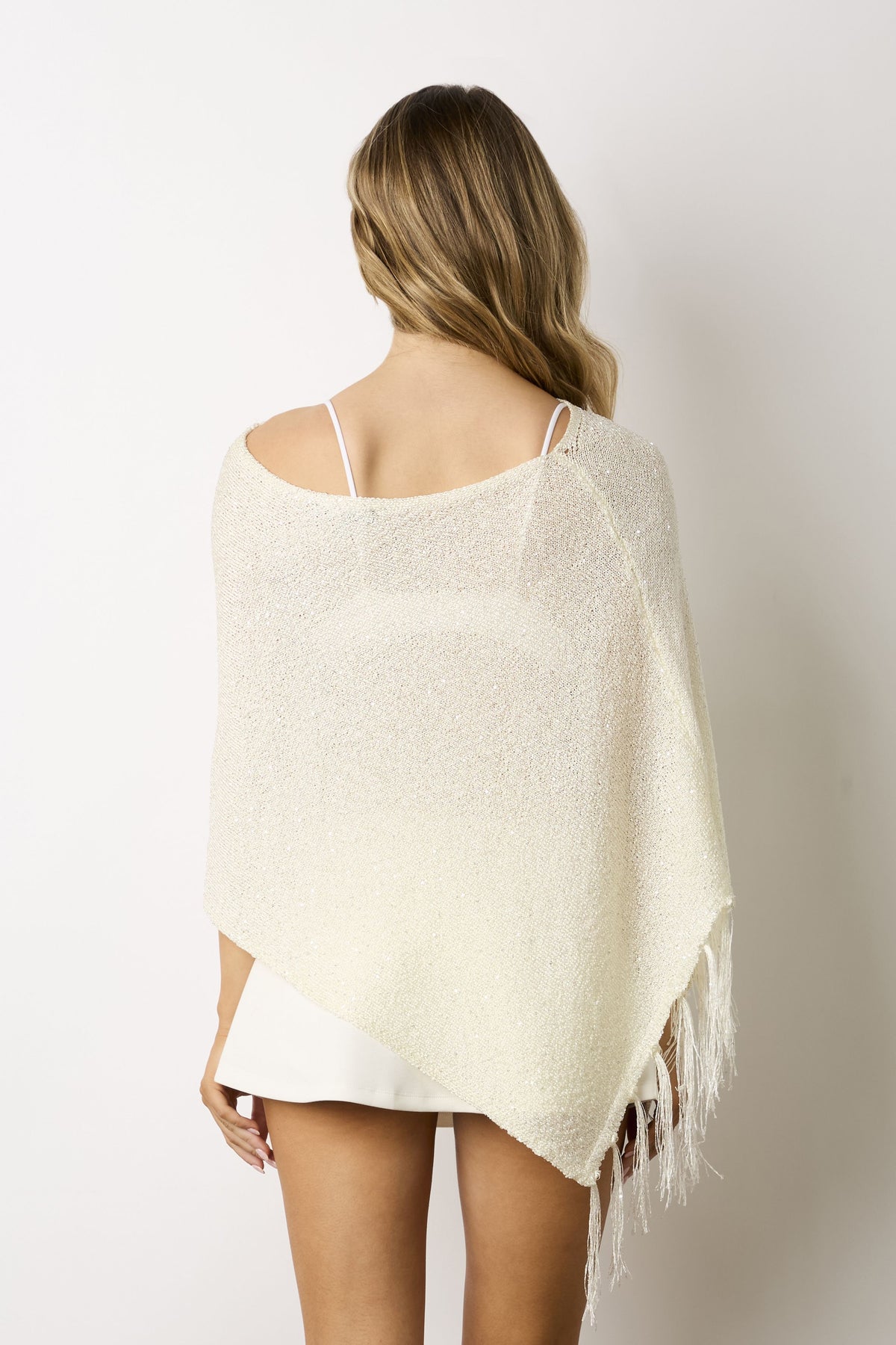 Raven Top in ivory sweater at Miss Behavin'