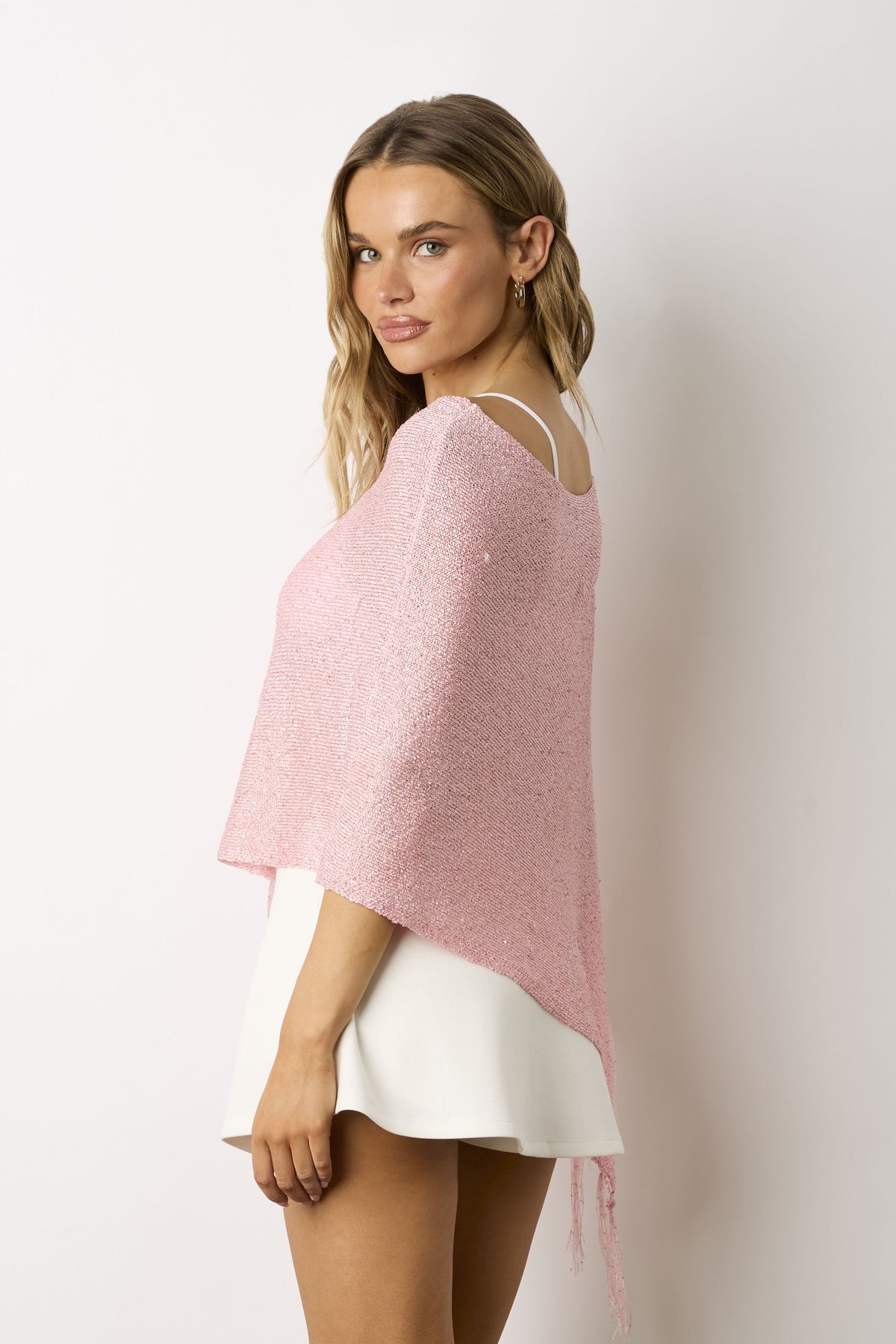 Raven Sweater in pink at Miss Behavin'