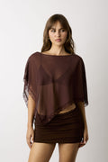 Kaya Top in chocolate at Miss Behavin'