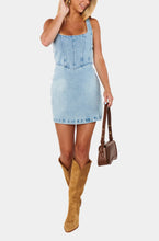 Load image into Gallery viewer, Corset Mini Dress -Misty Morning
