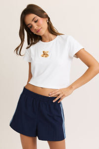 Lucky Bear Tee - White
