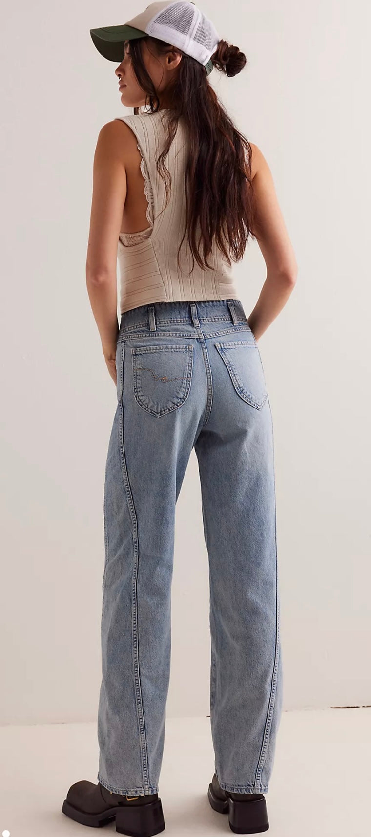 Aster Straight Leg Jeans- Swarm