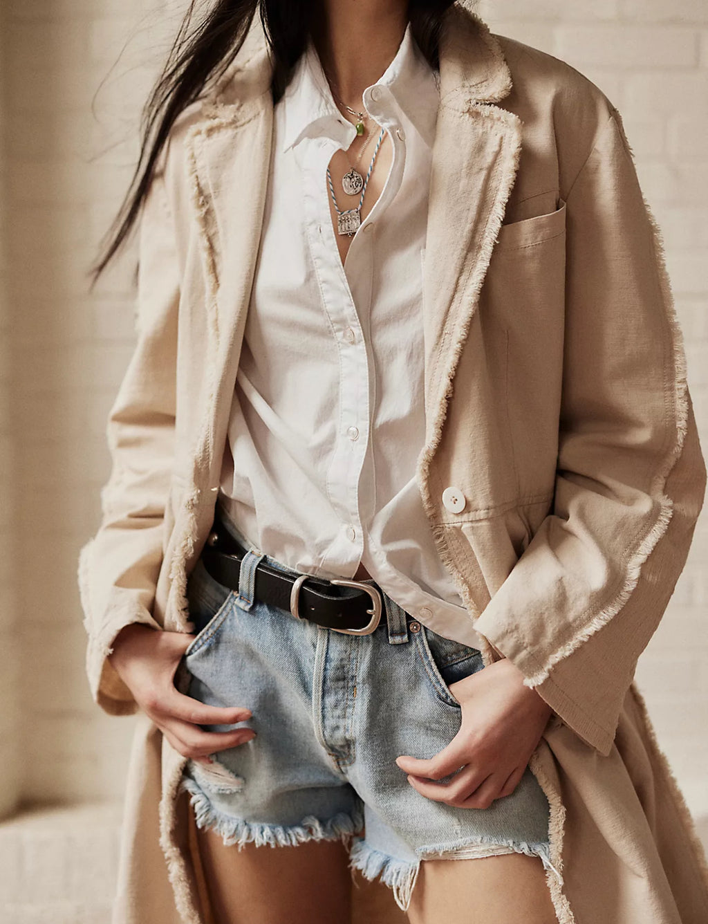 Now or Never Denim Shorts- Well Worn