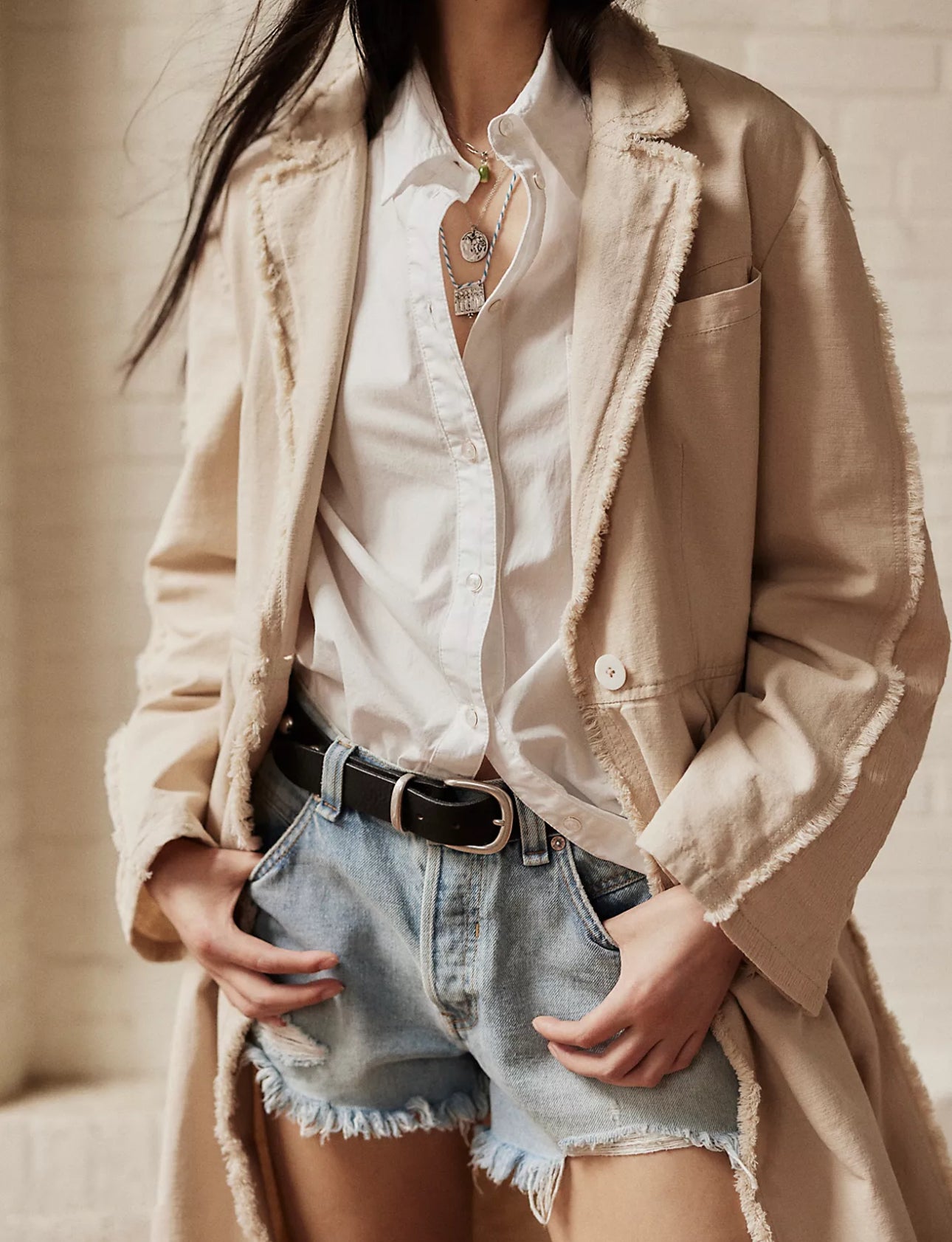 Now or Never Denim Shorts- Well Worn