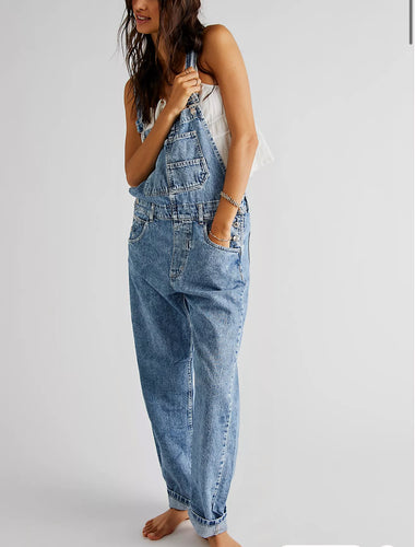 Ziggy Denim Overalls- Powder Blue