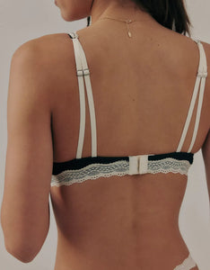 Oh My Darling Plunge Bralette- Black