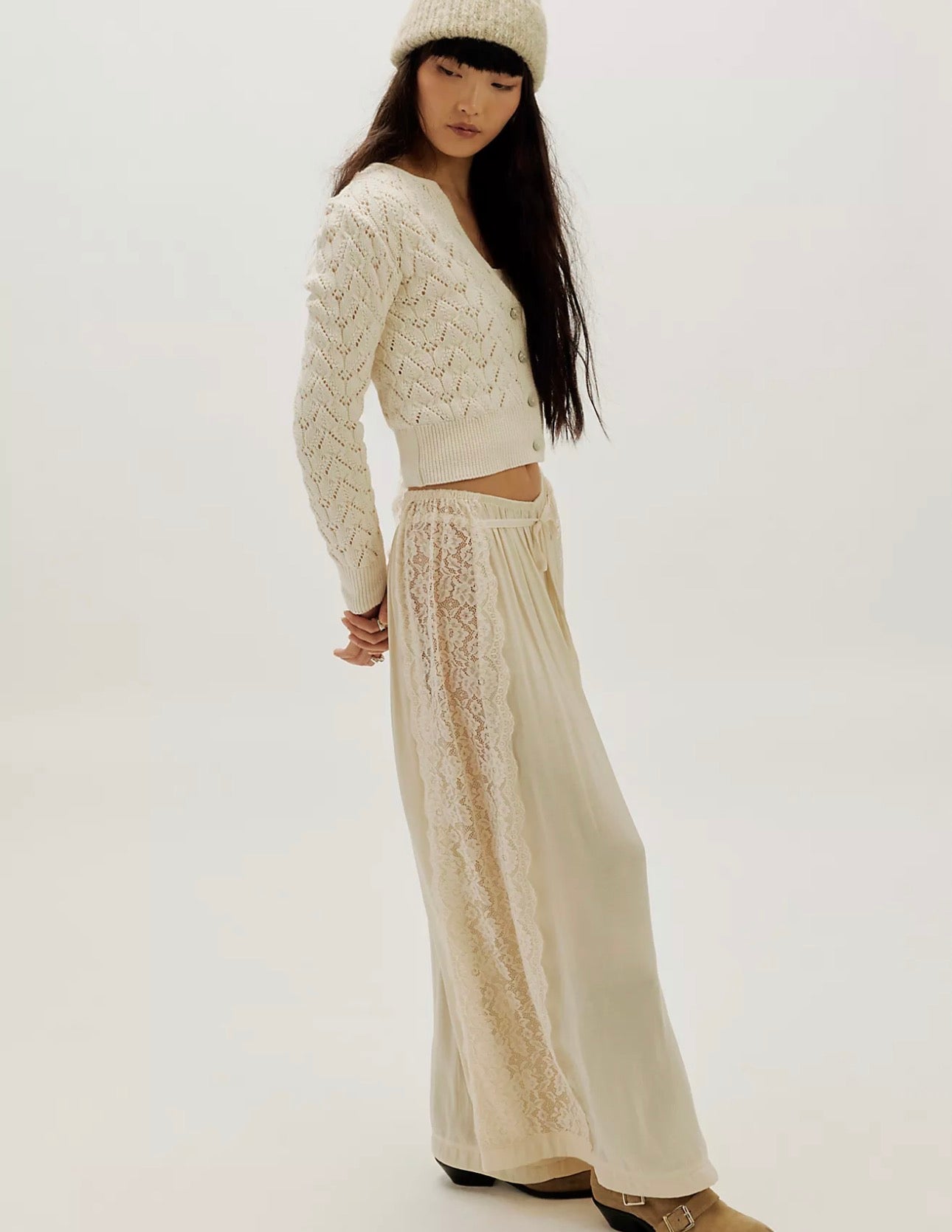 Pretty In Pointelle Cardi
