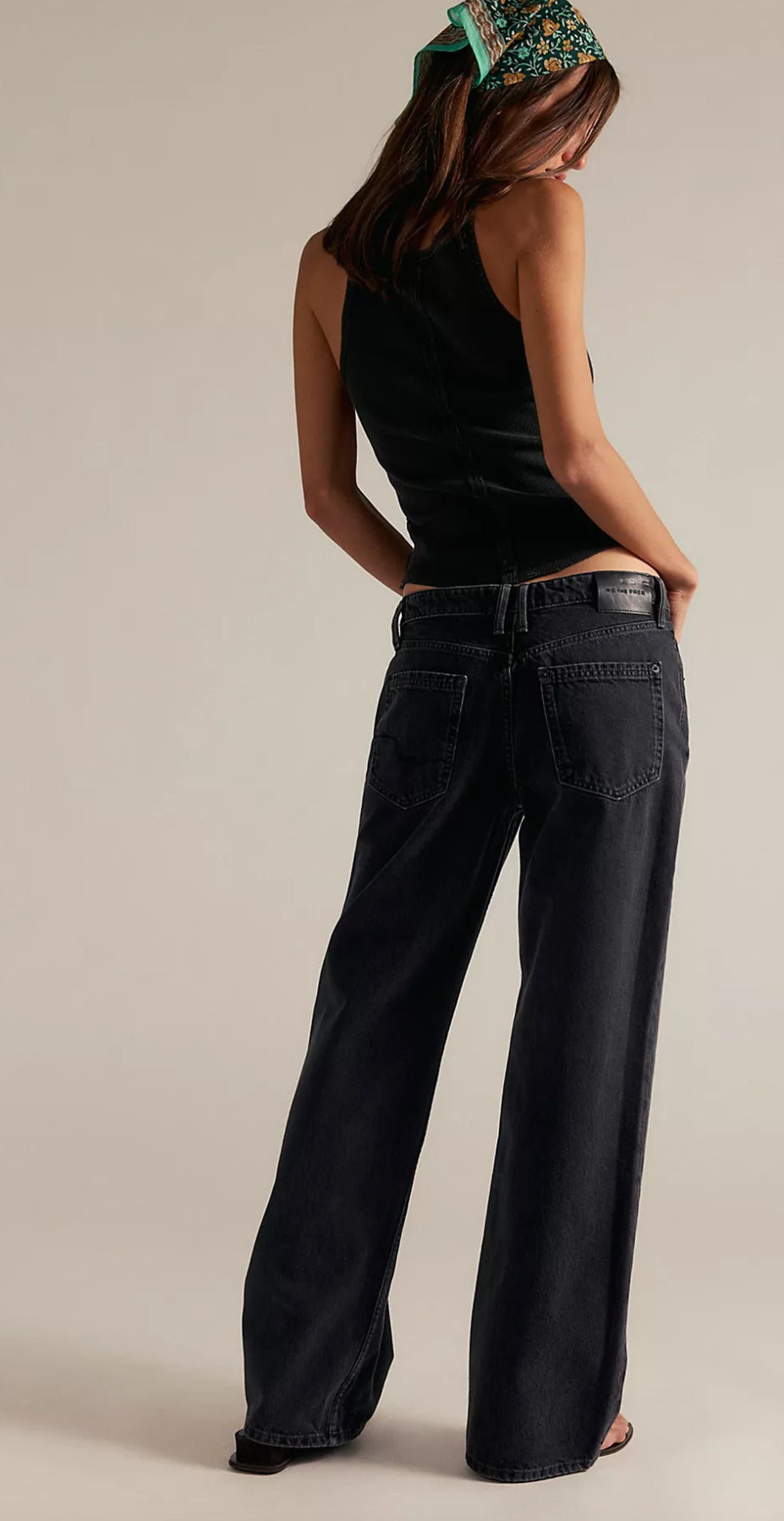 Tennessee Low Rise BF Jeans- Hideaway Black