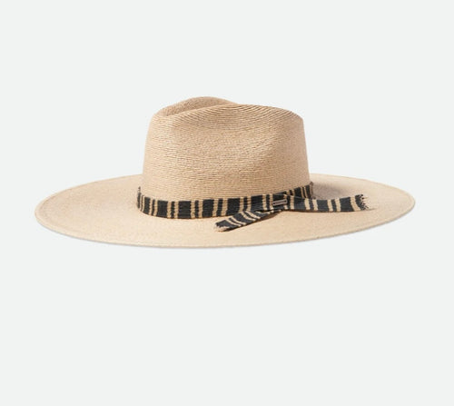 Leigh Straw Fedora - Natural