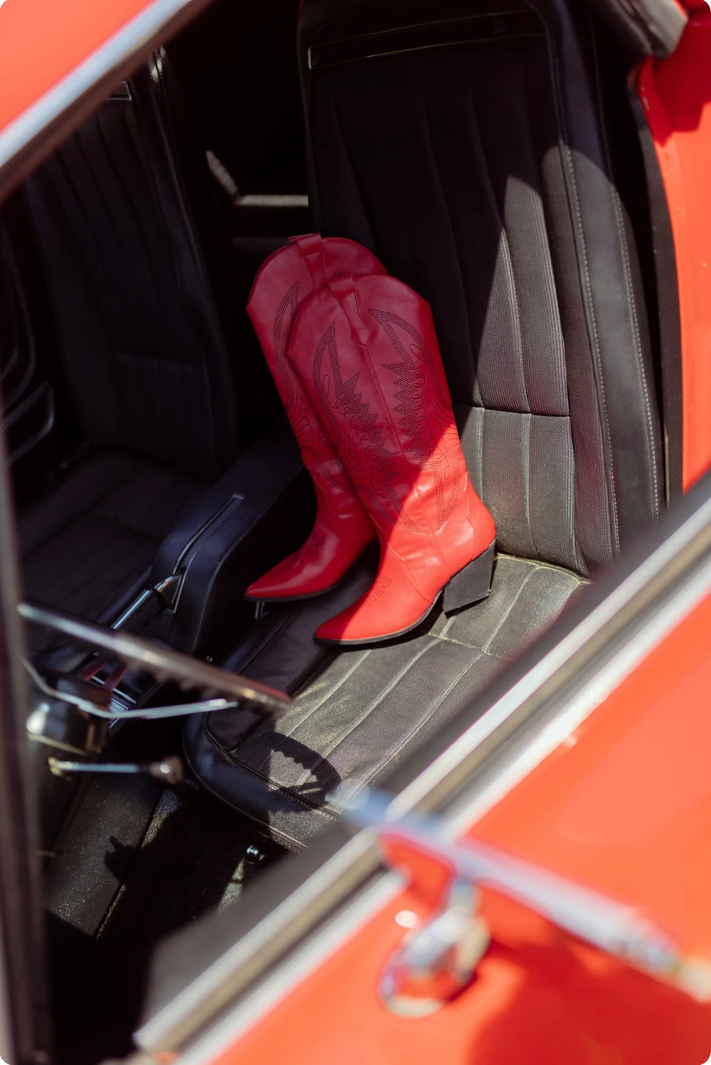 Zayda Boots- Red