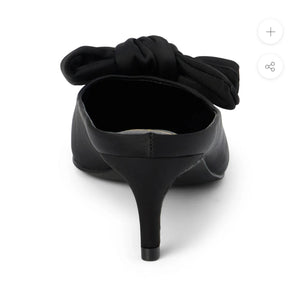 Bow Heeled Mule