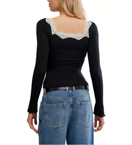 Oh My Darling Long Sleeve- Black