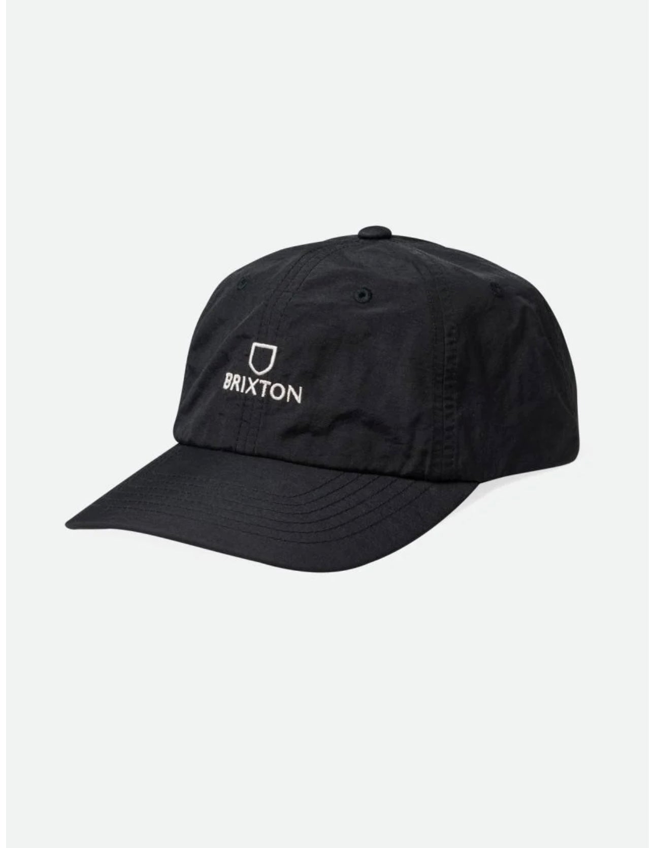 Brixton Alpha LP Adjustable Hat, Black | Miss Behavin'