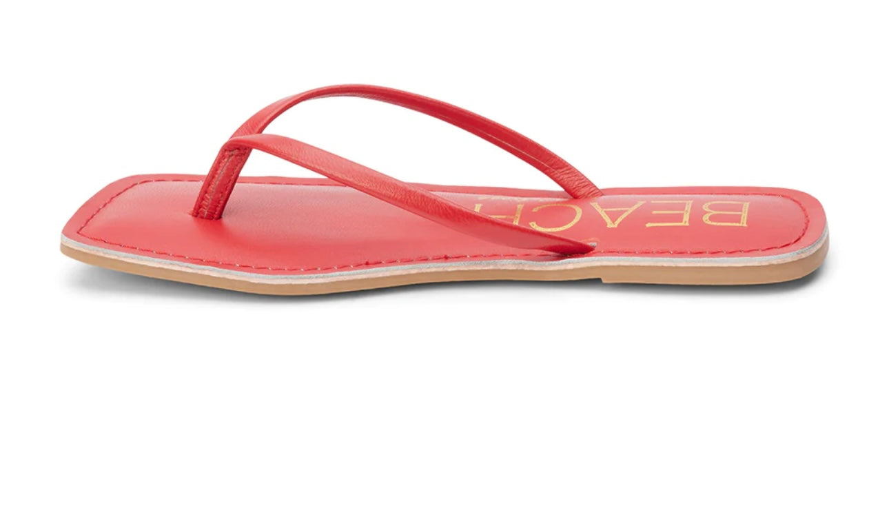 Bungalow Thong Sandal - Red
