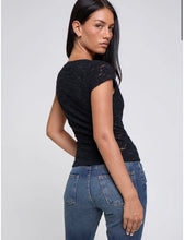 Load image into Gallery viewer, Sanjana Top- Lace Black
