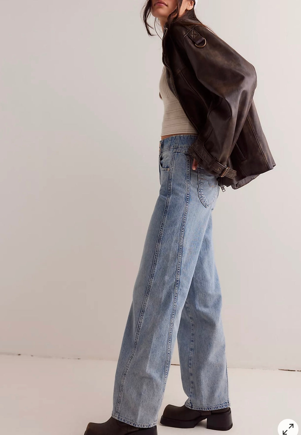 Aster Straight Leg Jeans- Swarm