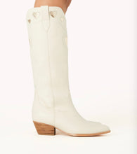 Load image into Gallery viewer, Velma Boots - Ivory-Gold Metallic