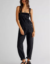 Load image into Gallery viewer, Ziggy Denim Overalls- Mineral Black