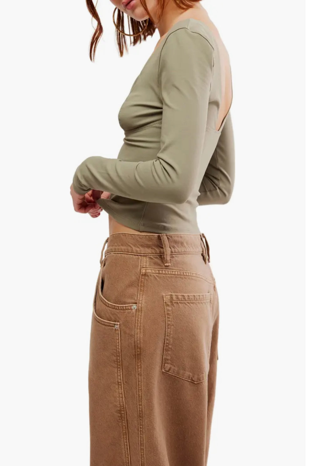 Duo Corset L/S - Laurel Oak