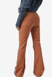 Jayde Cord Flare Jeans- Sunburn